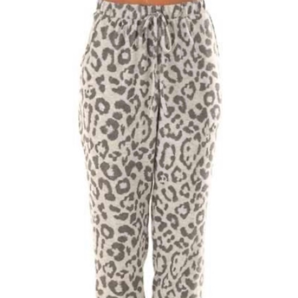Animal Print 2 piece Lounge Pajama Set 100% Cotton - Picture 4 of 10